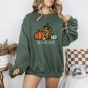  It’s Fall Y’all Leopard Pumpkin Sweatshirt, Cute Fall Graphic Crewneck, Autumn Sweater for Women, Cozy Thanksgiving Pullover, Pumpkin Season Shirt