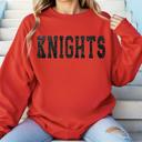  Custom Glitter Text Sweatshirt, Personalized Team or School Spirit Sweatshirt for Women, Game Day Crewneck, Custom Name Sparkle Pullover
