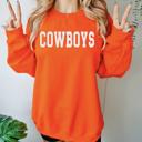  Custom Glitter Text Sweatshirt, Personalized Team or School Spirit Sweatshirt for Women, Game Day Crewneck, Custom Name Sparkle Pullover