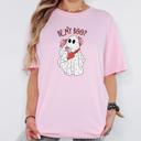  Be My Boo Shirt, Valentine's Day Ghost T-Shirt, Cute Valentine Gift, Pink Graphic Tee, Galentine's Day