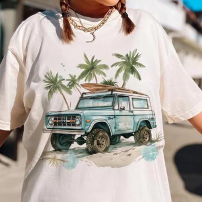 Bronco Unisex Comfort Colors Graphic Tee – Vintage-Inspired Horse Graphic Shirt for Men and Women, Western Apparel