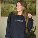  Custom Name Sweatshirt, Embroidered Mom Tok Sweatsuit Personalized Sweatshirt Trendy Crewnecks for Women, Mom Gifts