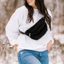  Personalized Fleece Belt Bag for Women Crossbody Sling Bag Sherpa with Adjustable Strap Fanny Pack for Waist, Workout, Running Trending Gifts