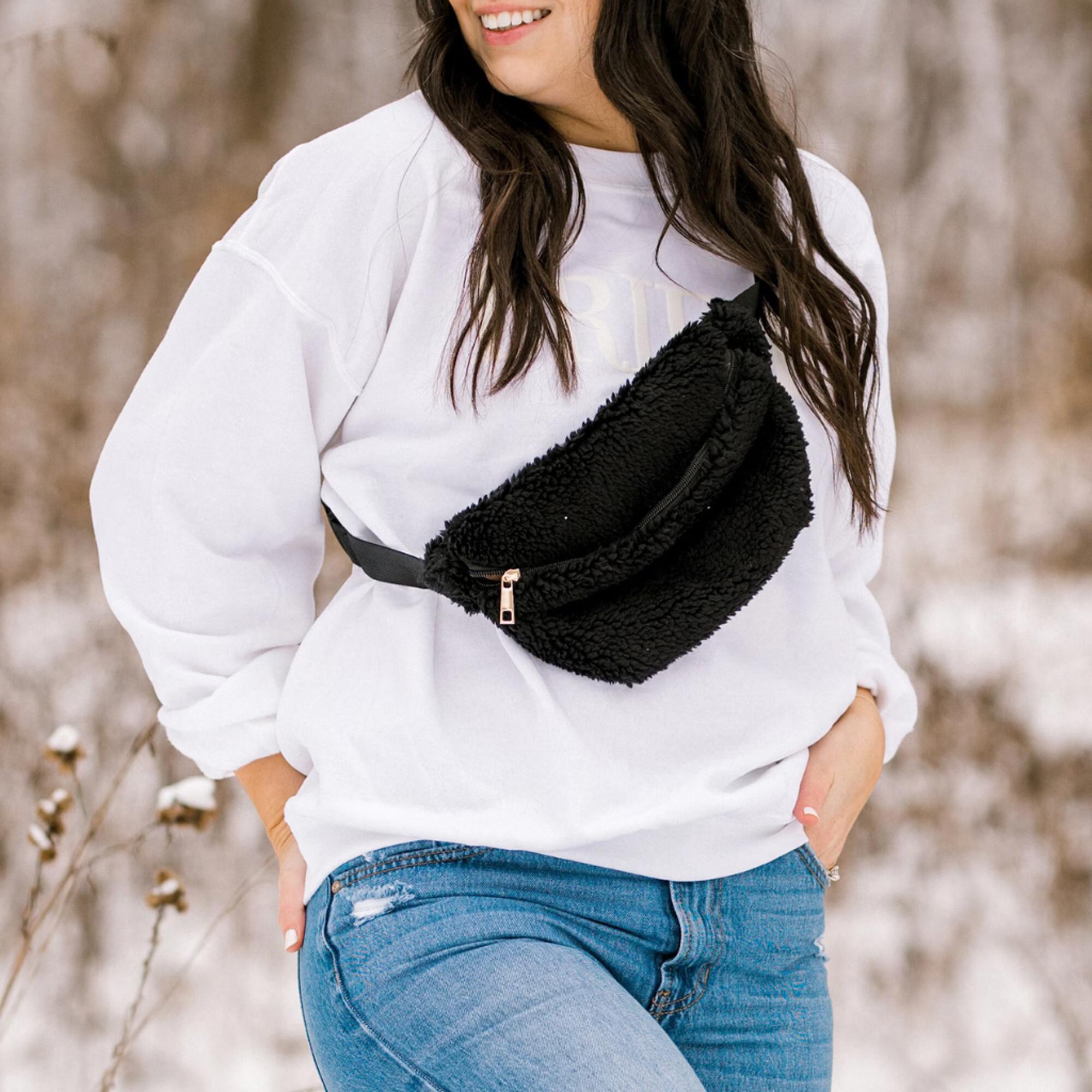 Fleece fanny pack hotsell