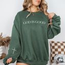  God Is Good Sweatshirt, Christian Sweatshirt Gift, Faith Based Crewneck, Christian Apparel Oversized Adult Unisex Jesus, Gift for Her