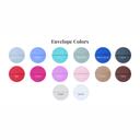  Personalized Wedding Logo Notecards, Custom Folded Stationery Set, Couples Stationery, Bridal Shower Thank You Cards