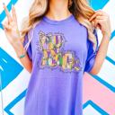  Mardi Gras Shirts for Women Multiple Designs - Bow Collage Comfort Colors Tee - Mardi Gras Outfits - Carnival Graphic T-Shirts - Fat Tuesday Tops