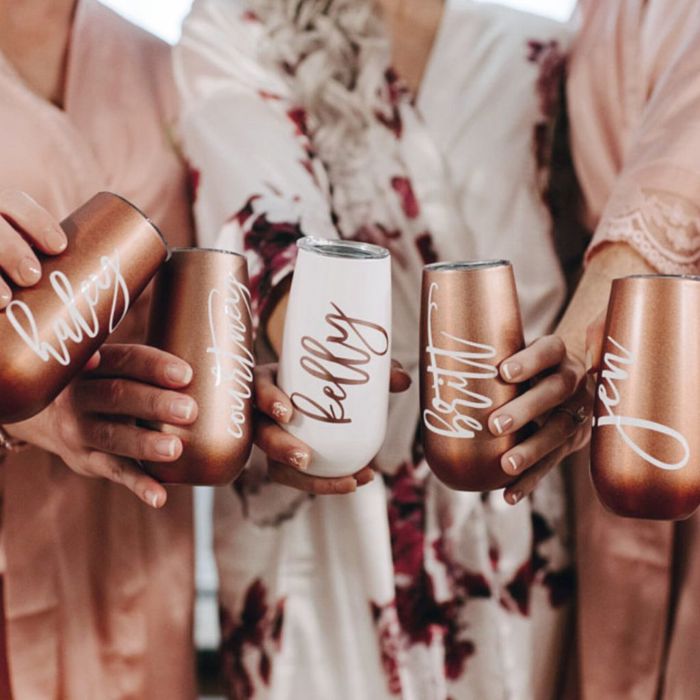 Champagne Flutes, Bridesmaid Tumbler, Custom Tumbler, Bridesmaid Gift Wine Tumbler, Personalized Tumbler, Bridesmaid Proposal