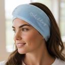  Personalized Spa Headband, Custom Name Bridesmaid Gift, Face Wash Headband Embroidered Monogrammed