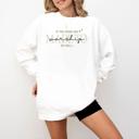  Embroidered If the Stars Are Made to Worship So Will I Sweatshirt, Christian Crewneck, Faith Based Worship Sweater, Inspirational Bible Verse Sweatshirt