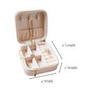  Birth Flower Jewelry Travel Case, Bridesmaid Gift, Personalized Birthday Gift, Pu Leather Jewelry Travel Case, Custom Jewelry Case