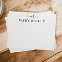  Personalized Note Cards & Envelope Set, Custom Stationery with Name Minimalist Cards, Stationary Set for Ladies Gift Personalized Gift