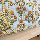  Embroidered Quilted Tote Bag, Monogrammed Duffle Bag Floral, Bridesmaid Gift, Bridal Party Bag, Overnight Bag with Zipper, Gift for Her