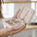  Birth Flower Jewelry Travel Case, Bridesmaid Gift, Personalized Birthday Gift, Pu Leather Jewelry Travel Case, Custom Jewelry Case