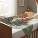  Embroidered Baby Blanket, Soft Cotton Knit Baby Blanket, Baby Shower Gift, Newborn Blanket, Keepsake Gift for Baby, Custom Baby Name Blanket