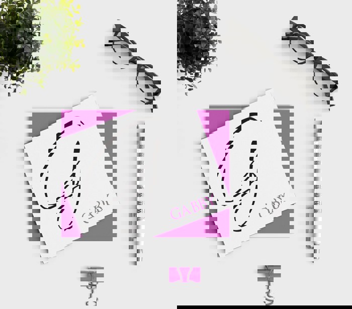 Calligraphy Stationary, Personalized Stationery Set, Custom Notecard Set, Set of 10