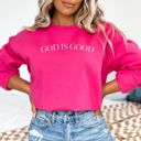  God Is Good Sweatshirt, Christian Sweatshirt Gift, Faith Based Crewneck, Christian Apparel Oversized Adult Unisex Jesus, Gift for Her