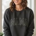  Mama Outline Sweatshirt, Mother's Day Crewneck, Mothers Day Gift for New Mom, Mom Life Sweater, First Mothers Day Gift for Her