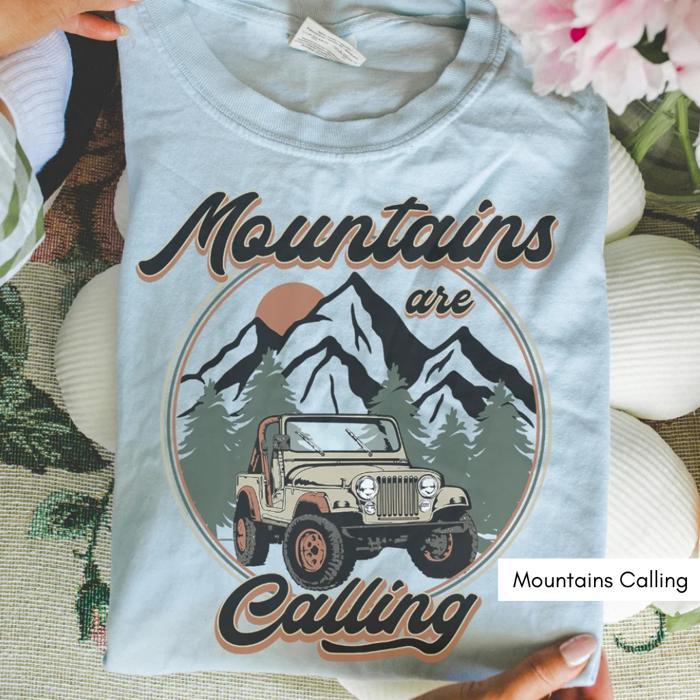 Mountain Graphic Tee, Get Elevated Shirt, Mountains Are Calling Tee, Outdoor Adventure Shirt, Hiking Nature T-Shirt, Camping Lover Gift