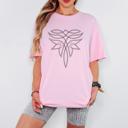  Boot Stitch Western Tee, Comfort Colors Crewneck T-Shirts for Women, Graphic Tee Cotton Tee