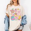  Chalkboard Chic Teacher Tee, Colorful Comfort Colors Shirts for Educators, Back to School & Teacher Appreciation Outfits