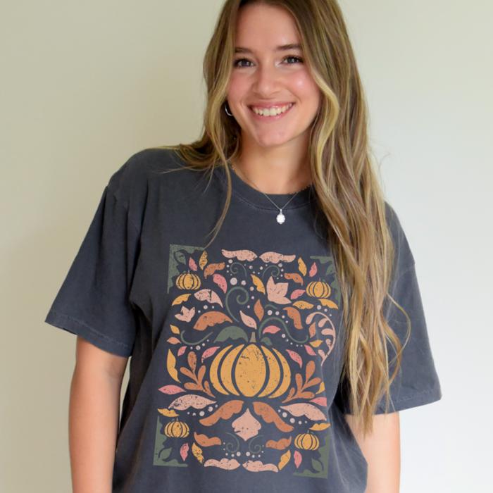 Fall Graphic Tees, Cute Autumn T-Shirts Pumpkin Shirt, Football Tee, Cozy Fall Vibes Top, ’Tis the Season Shirt