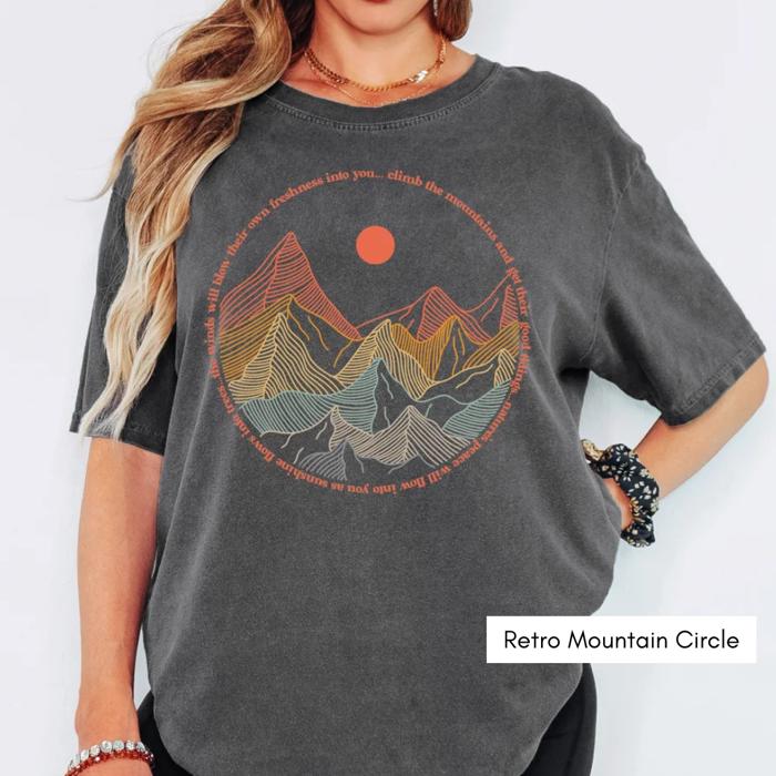 Mountain Graphic Tee, Get Elevated Shirt, Mountains Are Calling Tee, Outdoor Adventure Shirt, Hiking Nature T-Shirt, Camping Lover Gift