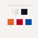  Custom Puff Print Team Name Sweatshirt, Gold Star Embossed Mascot Sweatshirt, Custom School Mascot Sweatshirt, Gift Idea Metallic Puff Print