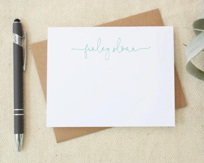 Personalized Stationery, Notecard Set, Stationery Set, Custom Stationery, Personalized Stationary Set, Custom Stationary Set of 10