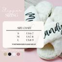  Personalized Bridal Slipper Bridesmaid Gifts Bridal Shower Bachelorette Hen Fluffy Slippers Gifts for Mom Birthdays Bride Gift Bride Slipper