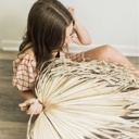  3ft. JUMBO Sun-Dried Natural Coastal Wild Untouched Palm Leaf Wispy Frond XL, SAME DAY FREE SHIP