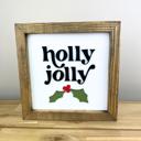  Holly Jolly | 8x8 inch Wood Sign