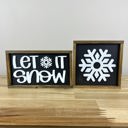  LET IT SNOW Mini Sign Bundle