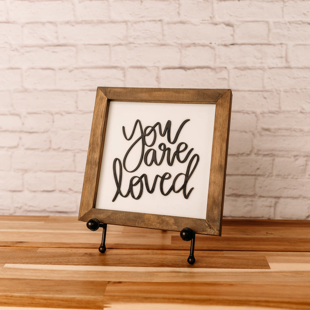 You are Loved | 8x8 inch Wood Sign