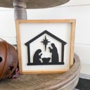 Nativity Mini Sign Christmas Mini Signs