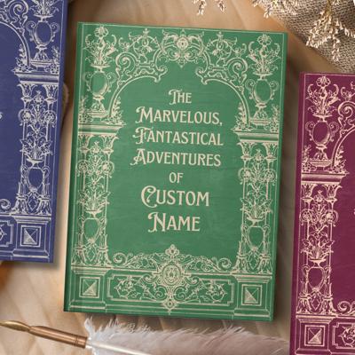 Personalized Adventure Journal For Book Lovers | Custom Name Notebook