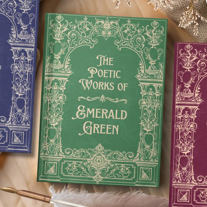 Personalized Poetry Journal | Custom Gift For Poet, Writer, or Book Lover