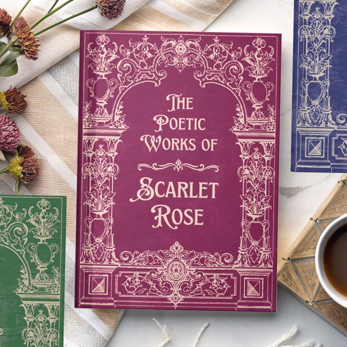 Personalized Poetry Journal | Custom Gift For Poet, Writer, or Book Lover