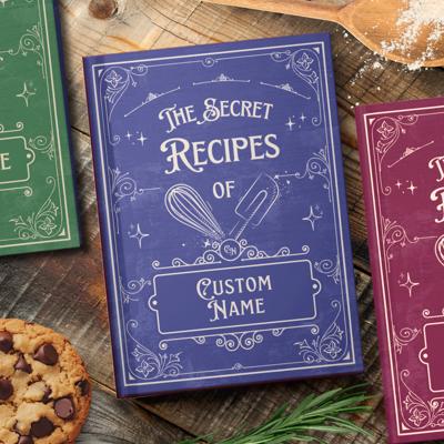 Personalized Recipe Book | Custom Cookbook Journal Gift