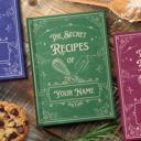 Green Personalized Recipe Book | Custom Cookbook Journal Gift