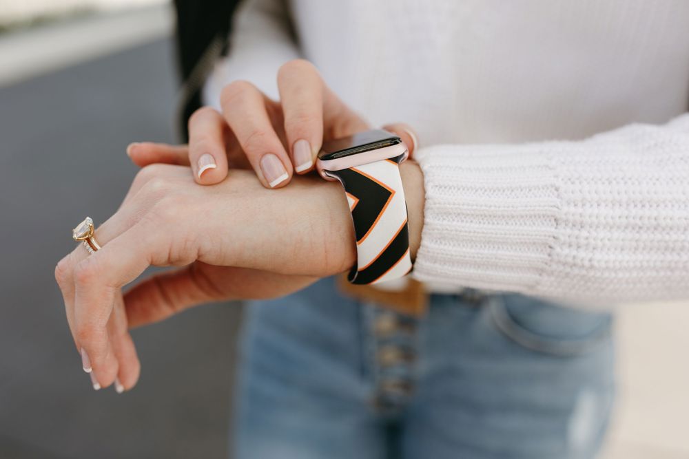 Halloween Print Silicone Apple Watch Band