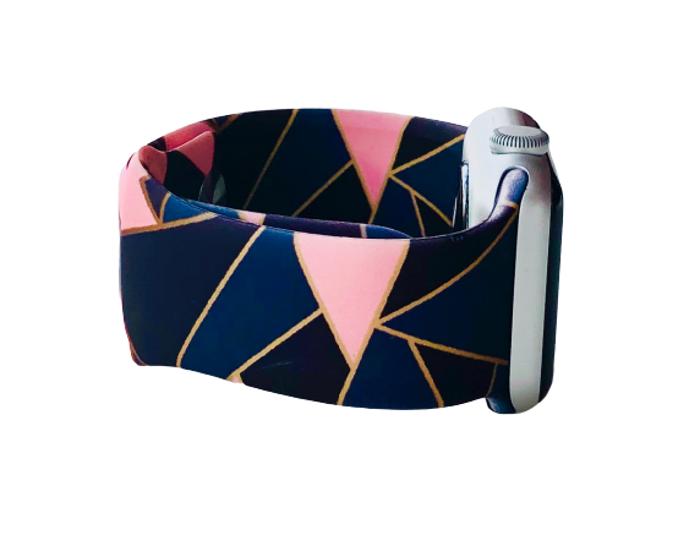 BOGO | Blue Boho Silicone Band for Apple Watch 38/40/41mm and 42/44/45/46/49mm All Series
