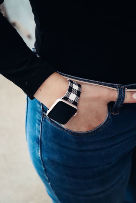 BOGO | Buffalo Plaid Silicone Band for Apple Watch 38/40/41mm and 42/44/45/46/49mm All Series