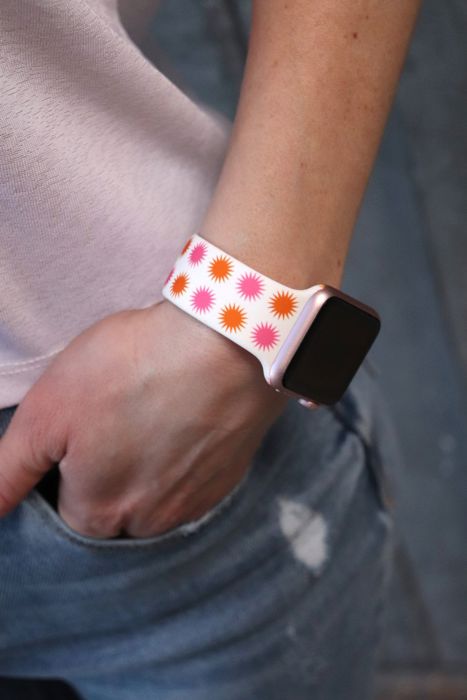 BOGO |  Groovy Geometric Silicone Band for Apple Watch 38/40/41mm and 42/44/45/46/49mm All Series