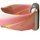 38/40/41mm Pink Marble Silicone Apple Watch Band