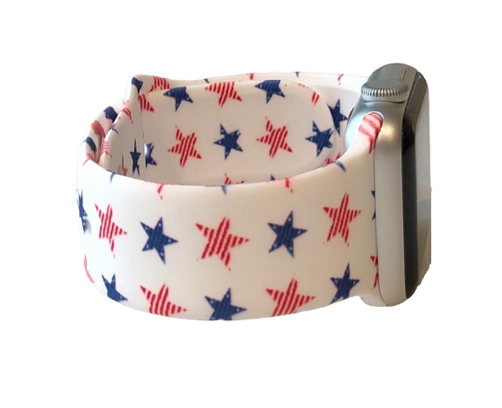 Patriotic Silicone Apple Watch Bands