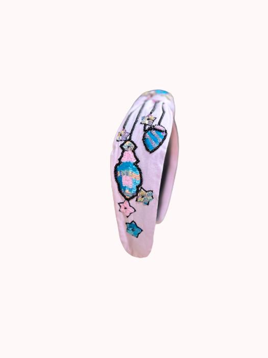 Christmas Headband | Holiday Beaded Designs