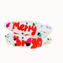 Merry and Bright Christmas Beaded Headband | Merry and Bright