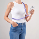 Purple Crossbody Phone Chain