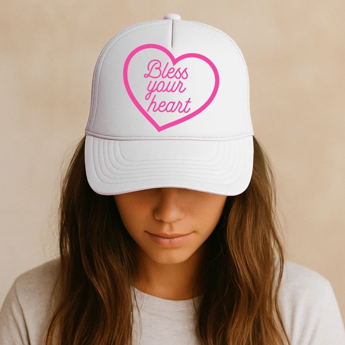 Bless Your Heart Puff Trucker Hat